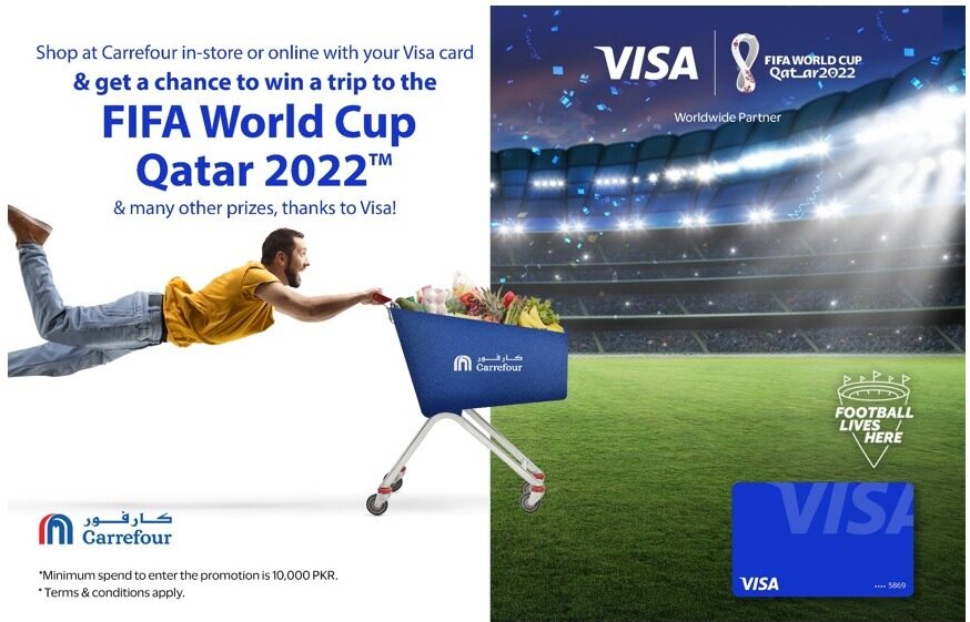Carrefour and VISA team up to offer three fans the chance to attend FIFA Cup Qatar 2022™ - Zivallo.pk